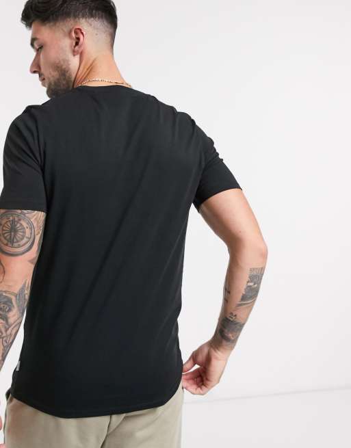 Jack & Jones – Essentials – Svart t-shirt med rund halsringning i bomull - BLACK, 2 av 4