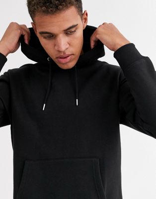 Jack & Jones Essentials oversized hoodie in black - ASOS Price Checker