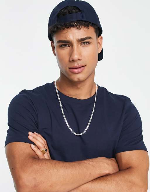 Jack & Jones - Essentials - T-shirt en coton à col ras de cou - Bleu marine, 4 de 4