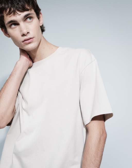 Jack & Jones essentials t-shirt in beige, 2 of 7