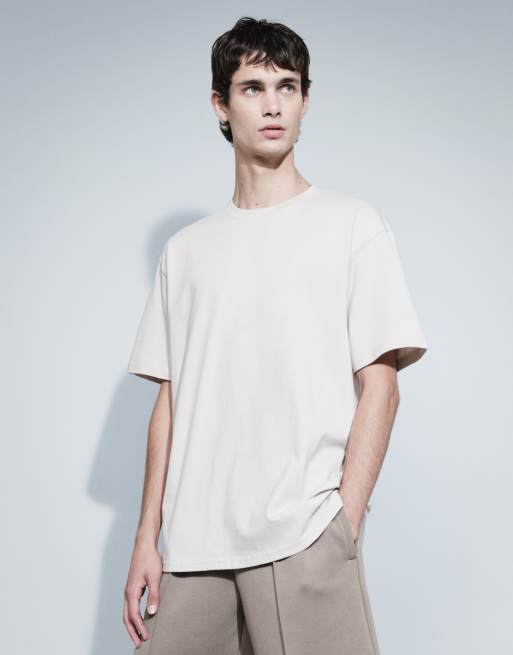 Jack & Jones essentials t-shirt in beige, 5 of 7