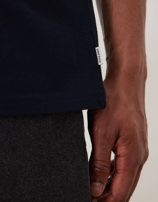 Jack & Jones – Essentials – T-Shirt in Marine, 3 von 5