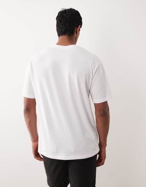 Jack & Jones essentials t-shirt in white, 5 of 5