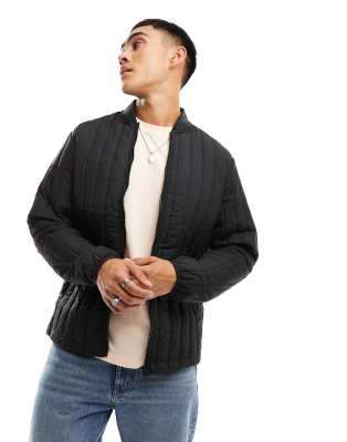 JACK AND JONES Veste Matelassée Toby Homme Céramique/Noir