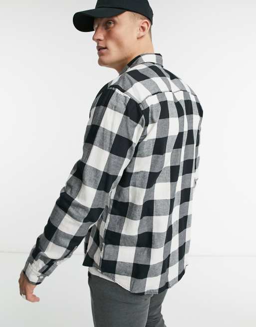 Jack & Jones – Essentials – Vit rutig skjorta, 2 av 4