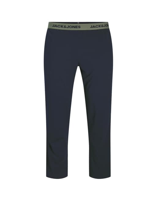 Jack & Jones Everest tee and pants lounge set in khaki, 2 of 4