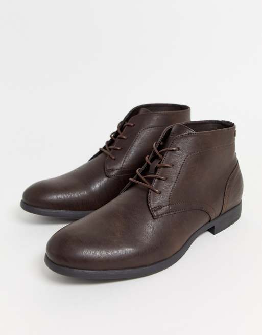 Faux leather hotsell desert boots