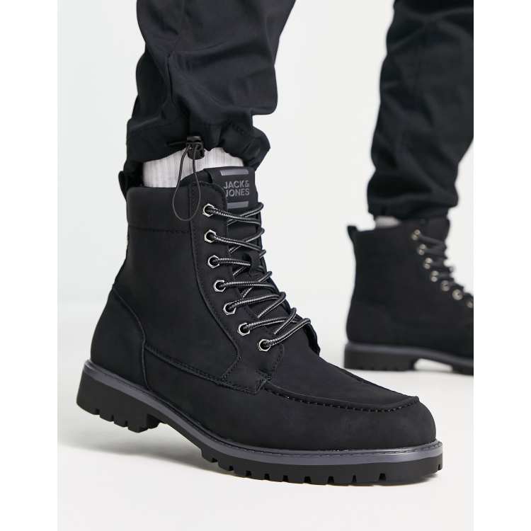 Botas de nobuk con forro abrigado Stoke de Jack & Jones, ASOS