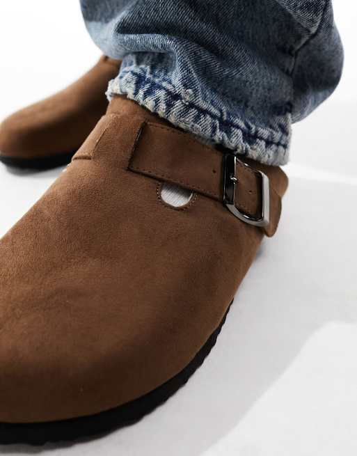 Faux 2024 suede mules