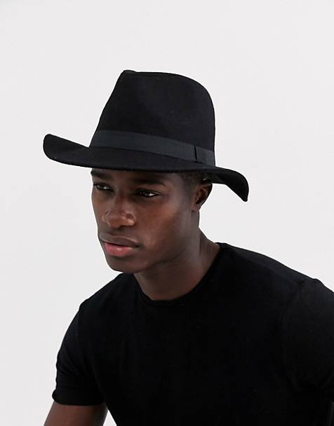 Men's Fedora Hats | Wide Brim & Black Fedora | ASOS