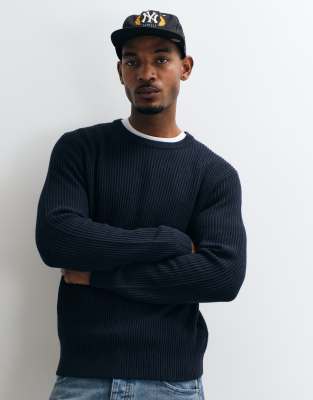 Jack & Jones - Herren - Pullover - Rundhals - Blau - M - Bild 4