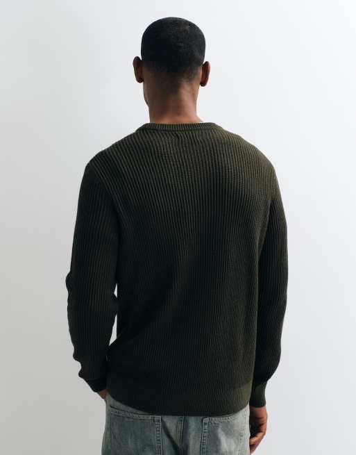 Jack & Jones Feinstrickpullover in Olivgrün, 4 von 10