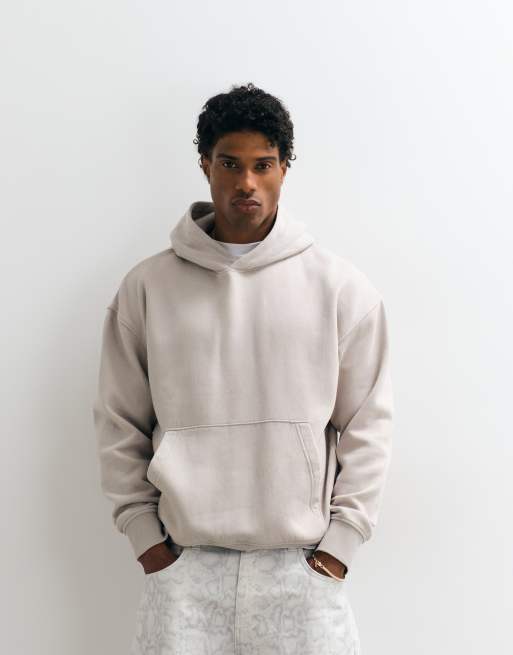 Jack & Jones - Felpa oversize color crema slavato, 1 di 5
