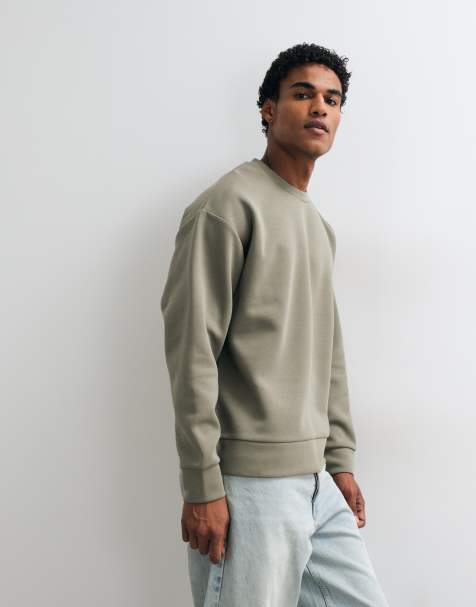 Jack & Jones felpa oversize pesante verde salvia - view 1