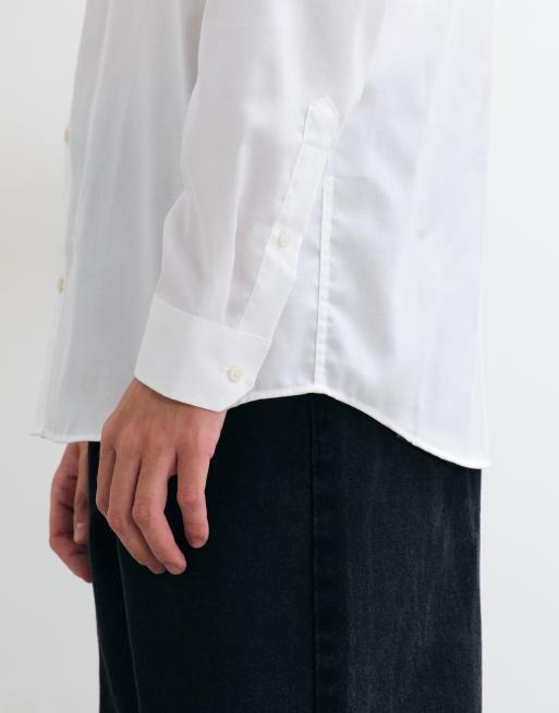 Jack & Jones fin smal skjorta i vit, 3 av 5