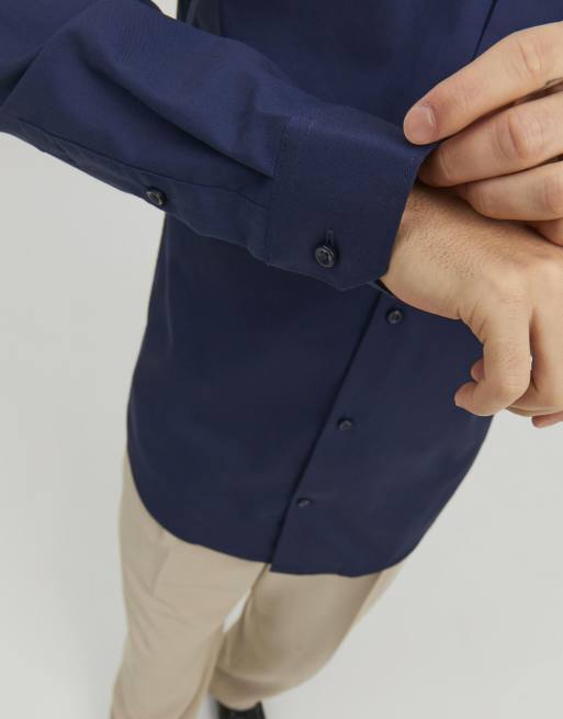 Jack & Jones finskjorta i perfect navy, 5 av 7