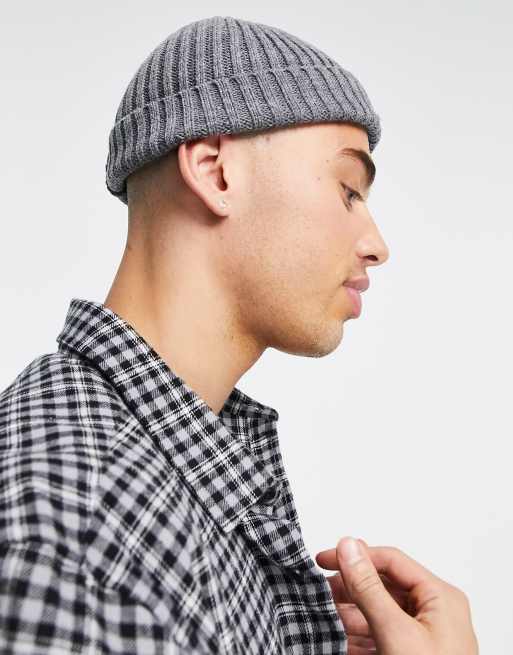 Jack & Jones - Fiskerhue med logomærke i grå, 3 af 4