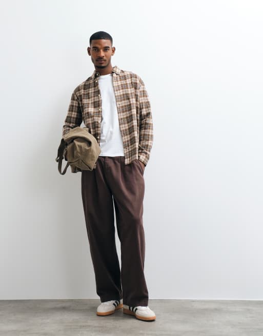 Jack & Jones Flanellhemd mit Karomuster in Braun, 2 von 5