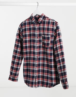 asos red check shirt