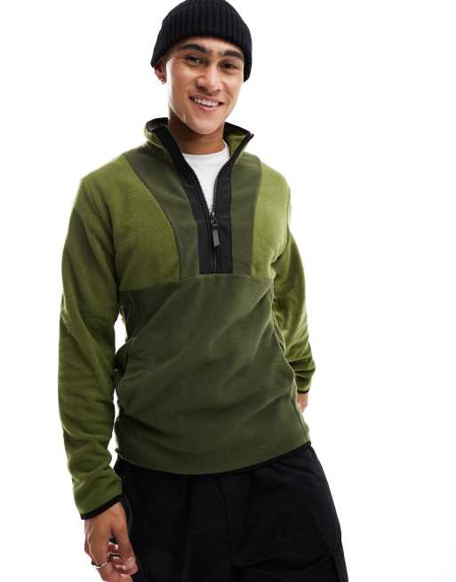 Half sleeve clearance fleece jacket