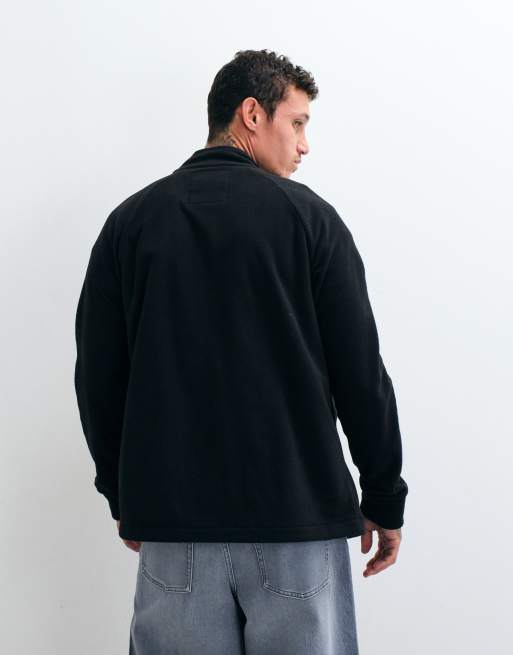 Jack & Jones fleecejacka med dragkedja i svart, 3 av 5