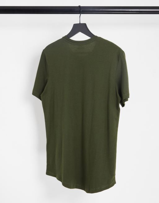 Jack & Jones – Flerfärgade t-shirtar i lång modell med rund halsringning, 5-pack , 3 av 4