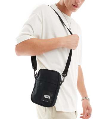Jack & Jones - Flight-taske i sort 