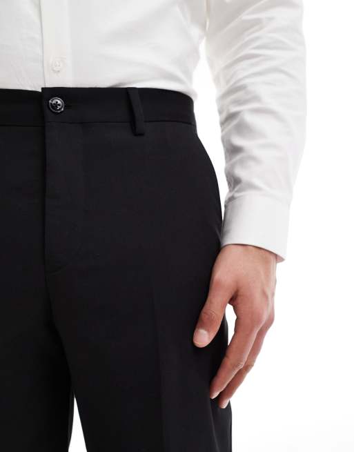 Jack & Jones - Franco - Pantalon de costume décontracté de qualité supérieure - Noir, 3 de 5