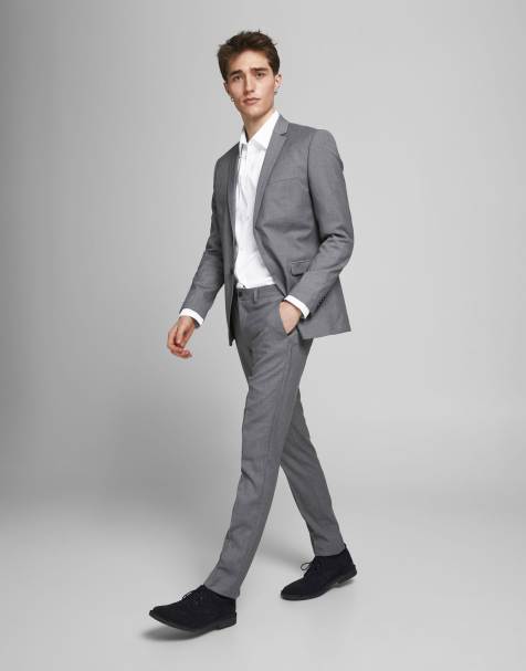 Jack & Jones - Franco - Slim-fit pak in lichtgrijs - view 1