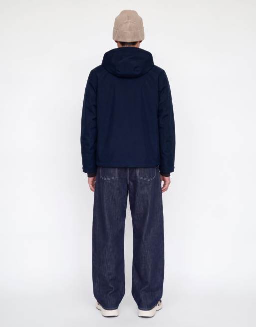 Jack & Jones Fusion kort jacka med huva och dragkedja, blå, 2 av 6