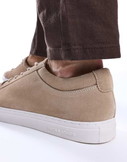 Jack & Jones - Galaxy - Sneakers tortora in camoscio, 3 di 5