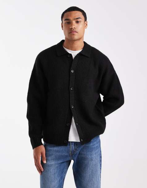 Jack & Jones - Gebreid vest in zwart - view 1