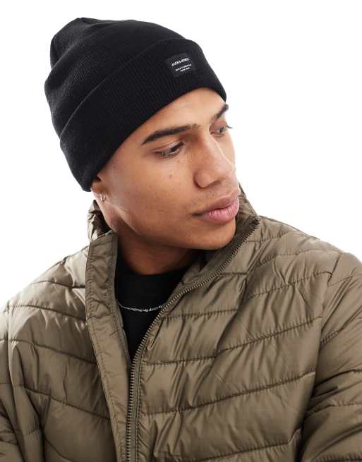 Jack & Jones - Gebreide beanie in zwart