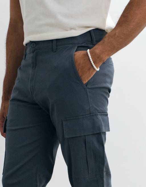 Jack & Jones – Gerade geschnittene Cargohose in Grau, 2 von 5