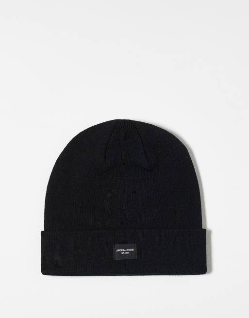Jack & Jones – Geschenkset mit Strickmütze und Schal in Schwarz, 3 von 3