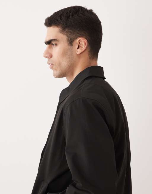 Jack & Jones - Giacca harrington nera, 4 di 5