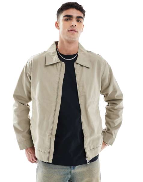 Jack & Jones - Giacca harrington oversize color panna - view 1