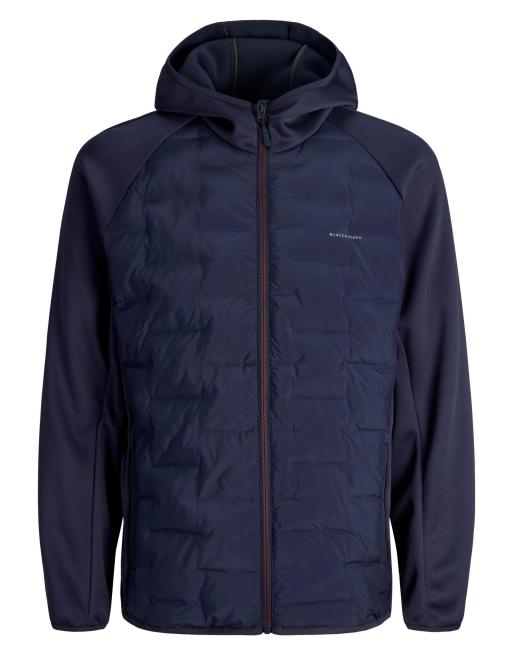 Jack & Jones giacca ibrida blu navy stile blazer, 7 di 7