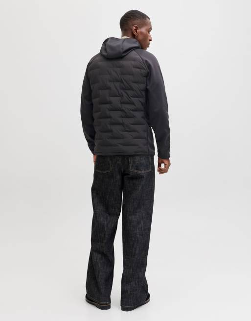 Jack & Jones giacca ibrida nera, 2 di 7