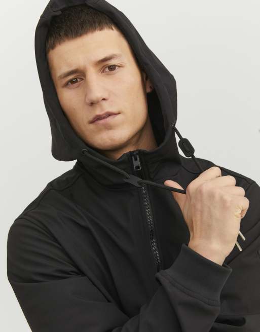 Jack & Jones - Giacca softshell nera, 6 di 7