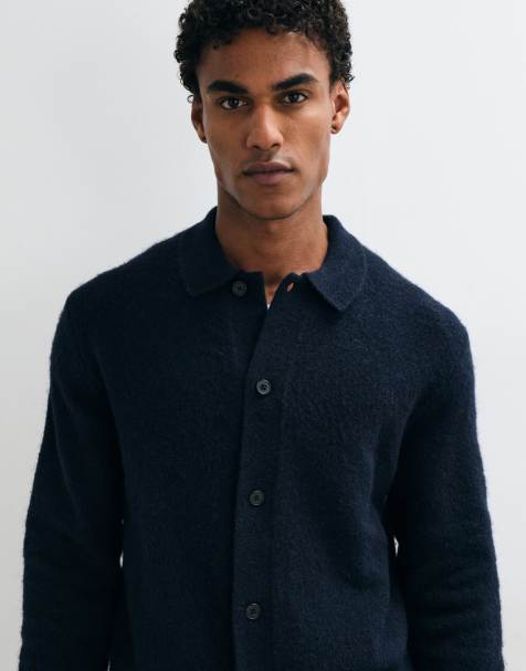 Jack & Jones gilet boutonné bleu marine - view 1
