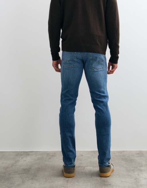 Jack & Jones – Glenn – Avsmalnande jeans med smal passform och mellanblå tvätt, 2 av 5