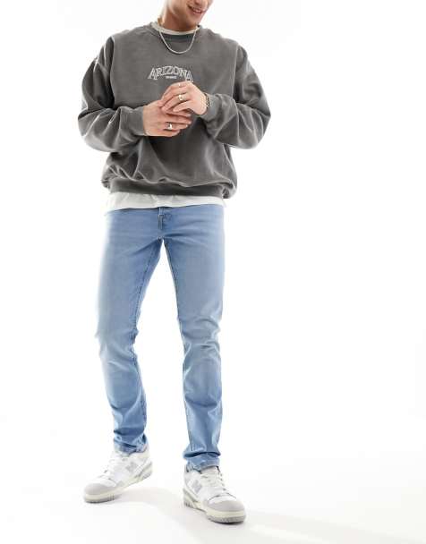 Jack & Jones – Glenn – Dopasowane jasnoniebieskie jeansy - view 1