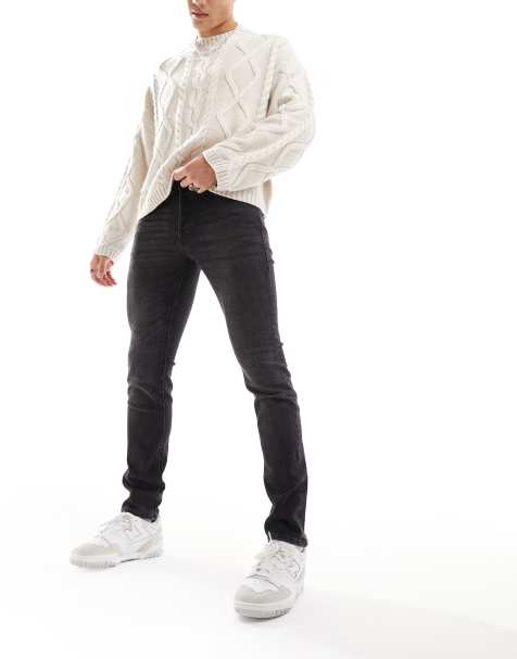 Jack & Jones - Glenn - Forvaskede sorte slim-jeans - view 1