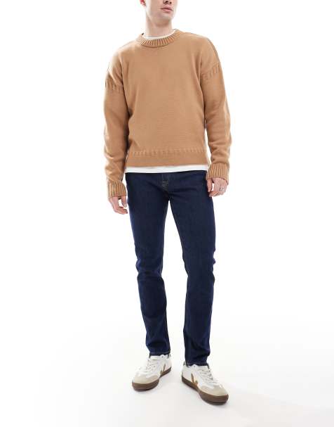 Jack & Jones - Glenn - Jean slim - Bleu foncé délavé - view 1