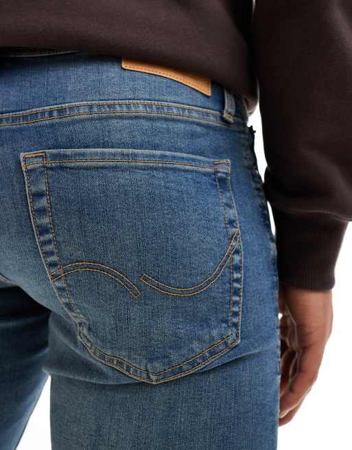 Jack & Jones - Glenn - Jean slim - Bleu moyen délavé, 4 de 5