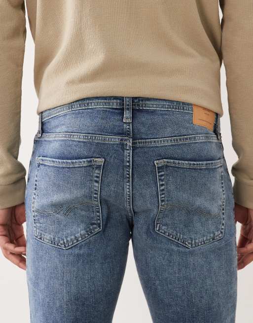 Jack & Jones - Glenn - Jean slim - Bleu moyen, 5 de 5