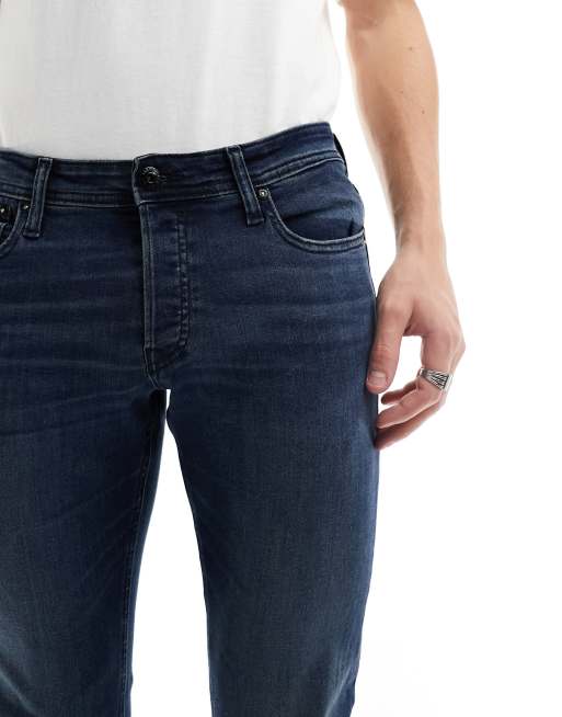 Jack & Jones - Glenn - Jeans slim lavaggio blu scuro , 5 di 5