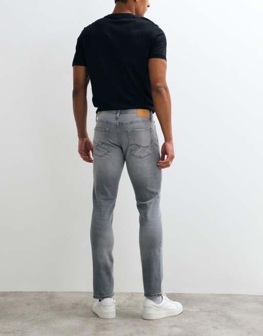 Jack & Jones - Glenn - Jeans slim lavaggio grigio chiaro, 3 di 5