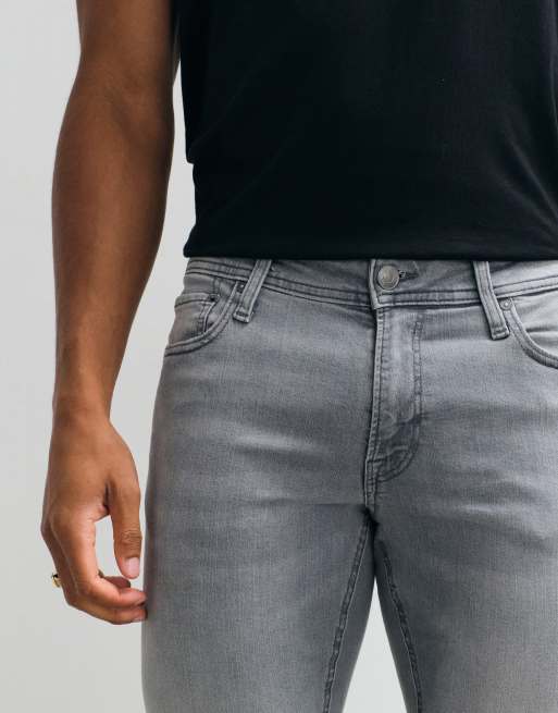 Jack & Jones - Glenn - Jeans slim lavaggio grigio chiaro, 5 di 5